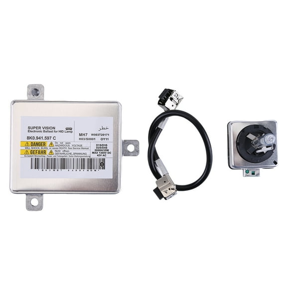 Molaner Xenon HID Headlight Ballast Control Unit Set with D3S Bulb Compatible for Porsche Macan 2015-2018 Replace 99161832303 991-618-323-03