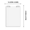 thumbnail image 2 of WFDC Top Spiral Notebook 8.3x5.6 Steno Notebook Top Spiral Notebook 60 Pages Top Bound Spiral Notebook Cover Inner Pocket,Spiral Notebook for Work Office Gift,A5 - Grid Paper - White, 2 of 5
