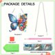 thumbnail image 2 of Colgantes Ventana Arte Cgtredaw Diamantes Imitación 5D Pintura Puntos Acrílico Mariposa Y Flores Coloridas, 2 of 9