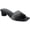 Black, variant on Women's Flora Evening Square Toe Rhinestone Slip on Block Heel Sandals
