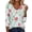 Mint Green, variant on OIOLOYJM 3/4 Length Sleeve Womens Tops Dressy Casual Shirts Trendy Floral Printed V Neck T Shirts Basic Spring Summer Blouses Mint Green XL