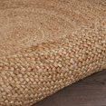 thumbnail image 4 of Harlow Hill Cora 8' x 10' Beige/Tan Solid Hand Braided Reversible Jute Indoor Area Rug, 4 of 6