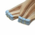 thumbnail image 2 of MY-LADY Balayage Tape in 100% Real Remy Human Hair Extensions Seamless Full Head Skin Weft Highligh Hairpiece Straight 40pcs 12"-24", 2 of 10