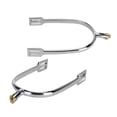 thumbnail image 1 of Horse Spurs, Zinc Alloy Material Erosion Spurs Spurs with Rotatable Copper Riding Horse Accessory Exquisite Workmanship, Practical a pair, 1 of 5
