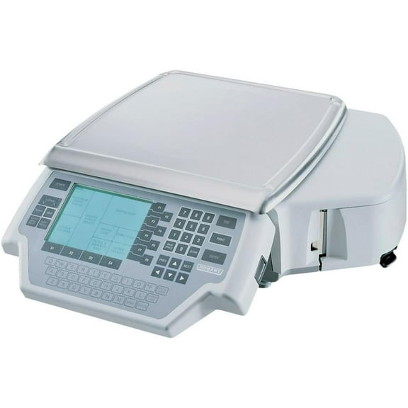 Restored Hobart Quantum ML-29032-BJ POS Scale with Label Printer 32 Flash Keys, 5.7" LCD Display, Thermal Printing, Large Label Roll Capacity (Refurbished)