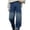 3-Blue, variant on Baggy Jeans Boys for Kids Casual Straight Wide Leg Cargo Jeans Y2K Boys Pants Elastic Waist Denim Pants with Pockets