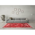 thumbnail image 3 of Ahgly Company Indoor Square Animal Red Traditional Area Rugs, 4' Square, 3 of 4