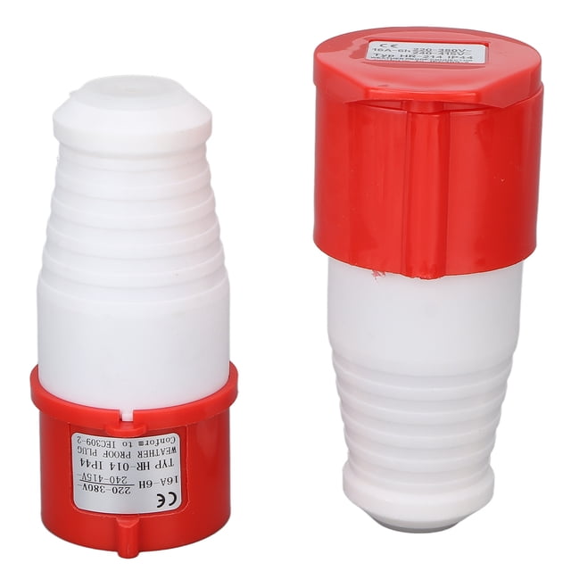 Oubit Connecteur CEE, Prise de Courant Industrielle 2pcs Broche Prise de Courant Industrielle Remplacement Prise de Courant Industrielle Clarté Remarquable