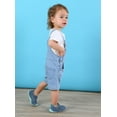 thumbnail image 5 of Kidscool Baby Toddler Girls/Boys Bibs Light Blue Summer Jeans Shortalls,Light Blue,9-12 Months, 5 of 7