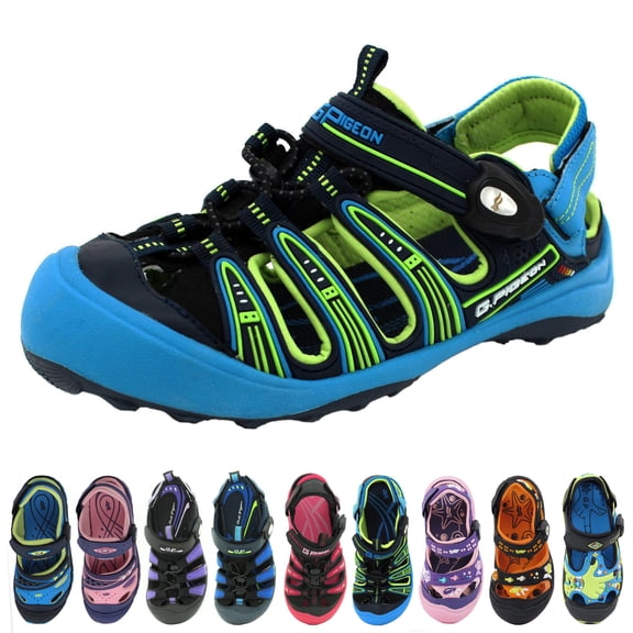 GP Toe Guard Sandals for Boys: 9224 Blue Green, EU31