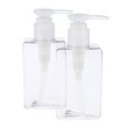 thumbnail image 2 of Soporte de Botellas Vacías de Bomba de PET Recargable de 2 Piezas de 150 Ml para Emulsión de Esencia - Translúcido Salvador Botellas de champú vacías, 2 of 10