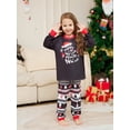 thumbnail image 5 of Conjunto de pijamas navideños de ropa a juego para toda la familia, gorro de moda, estampado de letras, disfraz de padre, mamá y yo, mono de bebé, 5 of 5
