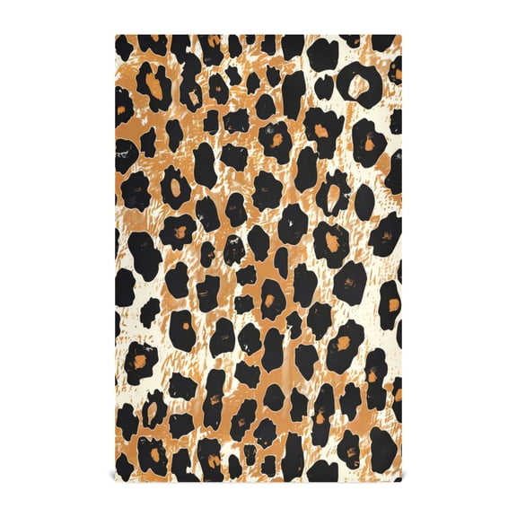 Kitchen Towel 28x18 Inches x1，Plate Towel, Decorative Towel, Napkin, Tea Towel Tea Towels For Kitchen Dish Cloths & Dish Towels Leopard Print