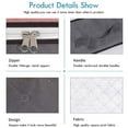 thumbnail image 3 of Clearance Large Breathable Fabric Storage Bag with Zipper and Transparent Window for Clothes, Quilts, and Bedding, 3 of 6