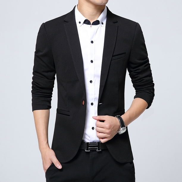Traje casual para hombre, talla grande, chaqueta de traje pequeña, corte entallado para hombre Traje casual para hombre, talla grande, chaqueta de traje pequeña, corte entallado para hombre