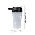 thumbnail image 3 of Honmine Handheld Fitness Sports Water Cup 17oz, Protein Powder Shaking Cup with Mixing Scales, Mixing Ball Convenient Water Bottle for Gym, Home, Outdoor Workouts, 3 of 6