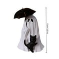 thumbnail image 3 of Ghost Holding a Cat Statue, Cute Ghost Holding Black Cat Figurine, Spooky Halloween Ghost Cats Figurines Decor, Black Cat in Ghost Form Halloween Home Decor, 3 of 8