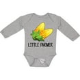 thumbnail image 3 of Inktastic Little Farmer with Corn Boys or Girls Long Sleeve Baby Bodysuit, 3 of 5