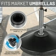 thumbnail image 7 of US Weight Fillable Heavy Duty Free Standing Umbrella Base - Black, 7 of 7