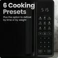 thumbnail image 6 of Chefman Countertop Microwave Oven 0.7 Cu. Ft., 700 Watts with 6 Presets and 10 Power Levels - Black, 6 of 7