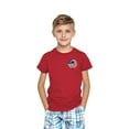 thumbnail image 6 of Kids Independence Day Graphic Tee Boys Girls American Flag Graphic T-Shirt Cute Round Neck Short Sleeve Cotton Top Red 9-10 Years, 6 of 6