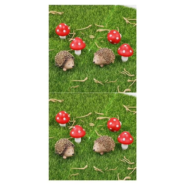 Guardoinrt 2 Pieces Animal Shape Decor Odorless Realistic Decorative Ornament 2Set