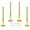 Gold, variant on 4pcs 8 Inch Furniture Legs, Straight Conical Metal Legs Chrome Mid-Century Style Furniture Feet for Sofa Cabinet Table Chair Cupboard Couch Ottoman Home DIY Projects