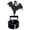 C, variant on Halloween Shadow Projection Candle Holder, Silhouette Casting Tealight Stand, Bat Pumpkin Cutouts Decor, Style D.