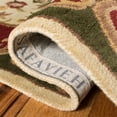 thumbnail image 6 of SAFAVIEH Classic Chedomir Floral Wool Area Rug, Ivory/Green, 3'6" x 3'6" Round, 6 of 13