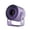 22#Purple, variant on Portable Turbo Mini Fan USB Handheld Desktop Cooling Fan Strong Airflow Quiet Motor 3 Speed Adjustable Small Fan Compact Lightweight Travel Office Dorm Outdoor Summer Cooling Relief Use