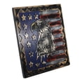 thumbnail image 4 of Western Patriotic USA Flag With Bald Eagle Pride of America Wooden Wall Decor, 4 of 7