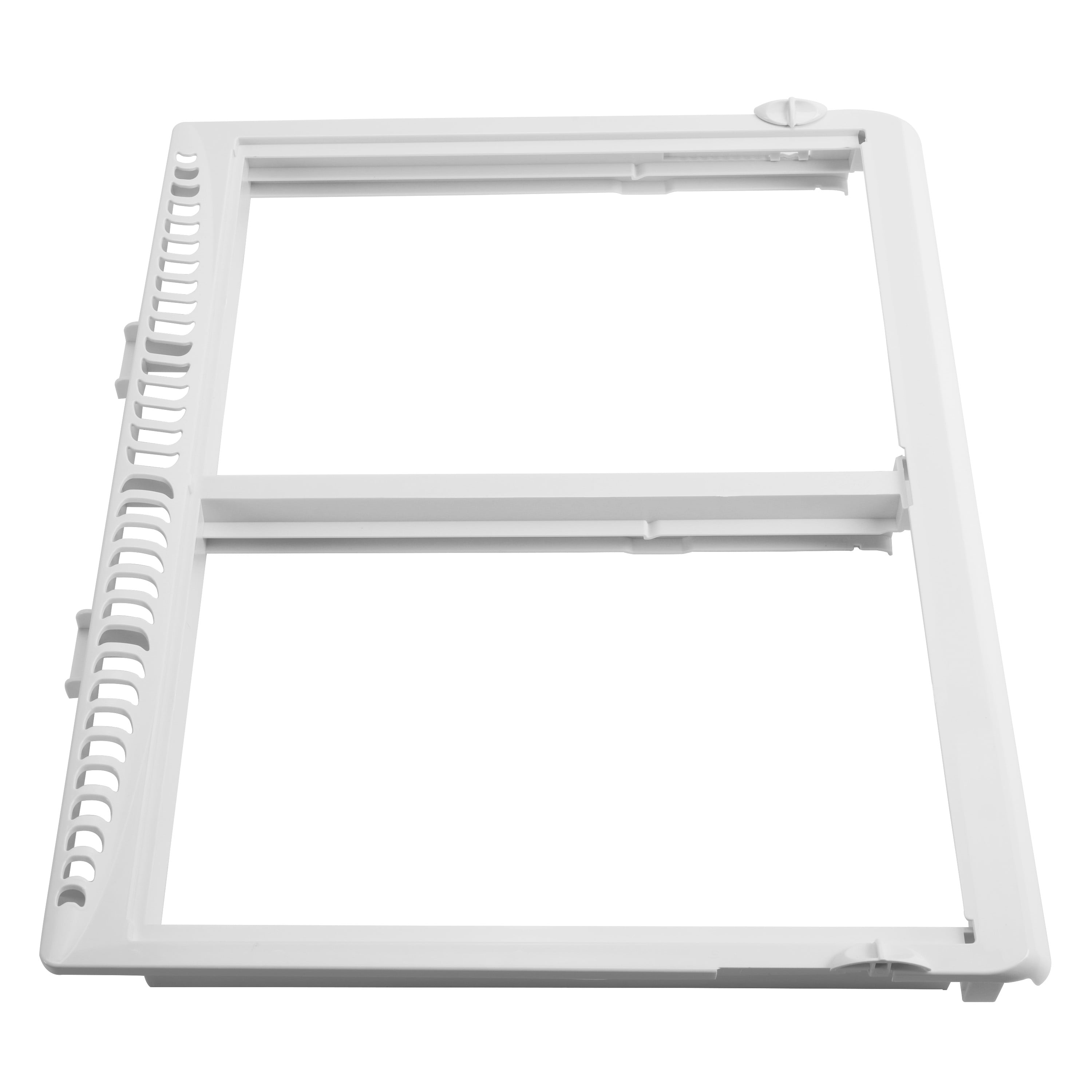 KOJEM 240364790 Refrigerator Crisper Shelf Frame W/O glass Compatible with Electrolux Frigidaire Pan Cover