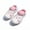 White and Pink, variant on 1 Pairs Women Comfortable Clogs Shoes Soft Breathable Non-Slip Unisex Garden Outdoor Beach Clog Sandals(Black)