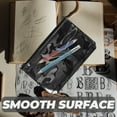 thumbnail image 5 of HERFIER 20Pcs Portable Zipper Pouches Reusable Zipper Pouches Binder Zip Bags A6 Zipper Pouches 6.96x4.17x0.12in, 5 of 9