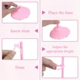 thumbnail image 4 of Doll Stands, Doll Stands Display Holder with Adjustable Waist Clip, Pink Doll Support Stand for 11 to 13 Inch Dolls Action Figure Stand Doll Accessories (10pc), 4 of 7