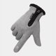 thumbnail image 3 of Guantes de ciclismo para hombre, otoño e invierno, para exteriores, resistentes al viento, cálidos, con cremallera y pantalla táctil, de terciopelo, reflectantes, para la noche, guantes de dedos, 3 of 6