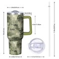 thumbnail image 2 of 40oz Tumbler with Handle and Straw, Vacuum Insulated Stainless Steel Travel Mug, Fits Car Cup Holder, Camo Print, 2 of 6
