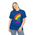 thumbnail image 2 of It's OK to Be Gay Equality LGBTQ Pride Rainbow Lesbian Gay Womens Plus Size Tops, 2 of 8