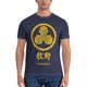 thumbnail image 5 of Camisetas divertidas de Makino Kamon para hombre, de algodón puro, cuello redondo y manga corta con el logotipo del clan japonés., 5 of 7
