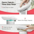 thumbnail image 2 of ZJQYDS Kitchen Mama Auto Electric Can Opener: Safe, Easy with One Touch, Smooth Edge, Battery Operated, Cordless, Automatic Can Opener for Seniors with Arthritis, Hand Held Appliances, 2 of 14