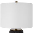 thumbnail image 4 of Uttermost 1-Light Contemporary Ceramic Table Lamp in Black/Gold, 4 of 7