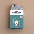 thumbnail image 2 of PET’S FAVORITE TOWEL (L), Premium High Quality Microfiber Pet Towel, Ultra-Absorbent, Quick Drying Towel, White, Made in Korea, 2 of 7