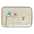 thumbnail image 4 of Christmas Presents between Friends English Bulldog Red Dish Drying Mat, 4 of 7