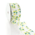 thumbnail image 2 of 2 1/2" Wired Ribbon Simply Lemons 25yds, 2 of 2