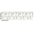 thumbnail image 3 of Ambesonne Tropical Fabric by the Yard Upholstery, Flamingos on Polka Dots, 1 Yard, Coral and Dark Seafoam, 3 of 5