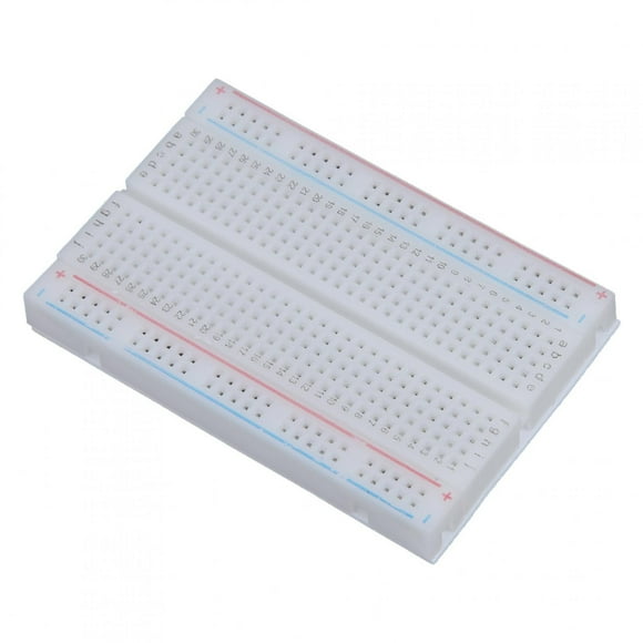 Khall Printed Circuit Board,Breadboard,Solderless 400 Tie-Points Breadboard Circuit Testing Board Reusable