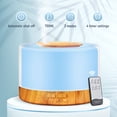 thumbnail image 2 of Dofurz 700ml Essential Oil Diffuser, Oil Diffuser with 7 Colors Timmer Settings Remote Control Cool Mist Air Humidifier for Large Room Home Office, 2 of 7