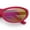 Fuchsia - Purple Mirror, variant on Womens Oval Subtle Cat Eye Thin Plastic Retro Vintage Vibe Sunglasses Tortoise - Black