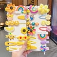 thumbnail image 1 of 28 Pcs Pinces à Cheveux pour Bébés Filles, Accessoires pour Cheveux Colorés et Mignons / Multicolore, 1 of 5