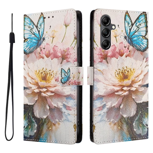 FOXDOCK Funda Tipo Cartera para Samsung Galaxy A15 con Soporte y Correa – Diseño de Patrones Lindos